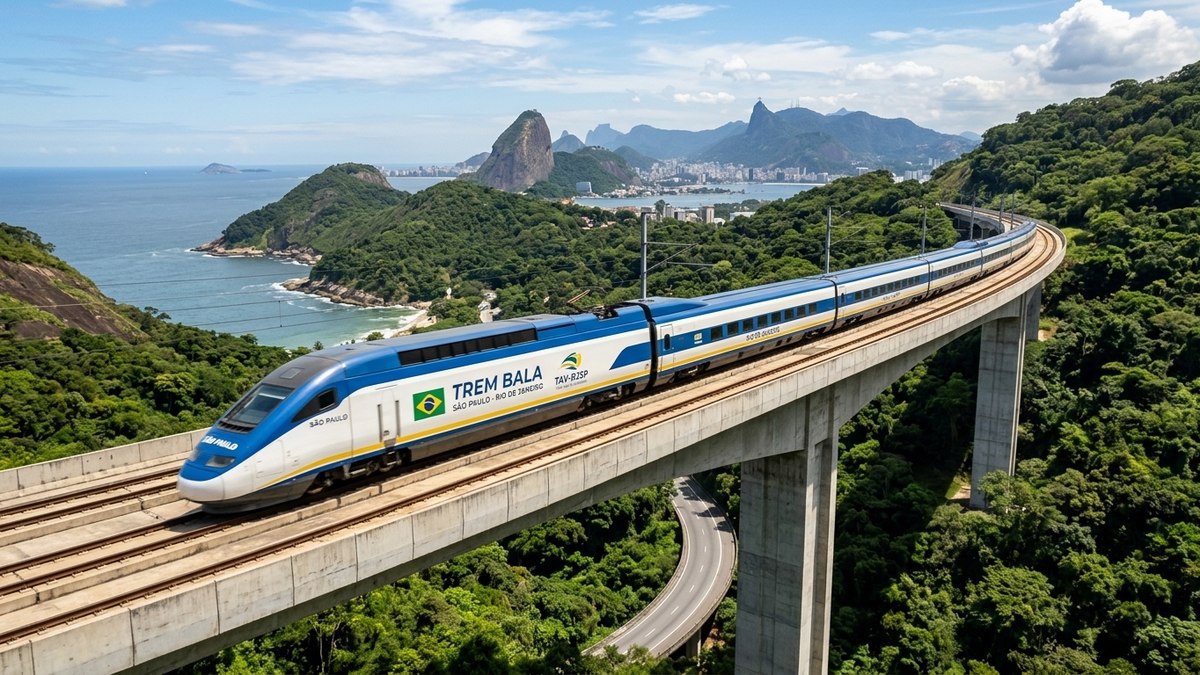 Projeto de trem bala entre RJ e SP vai sair? Veja o cronograma